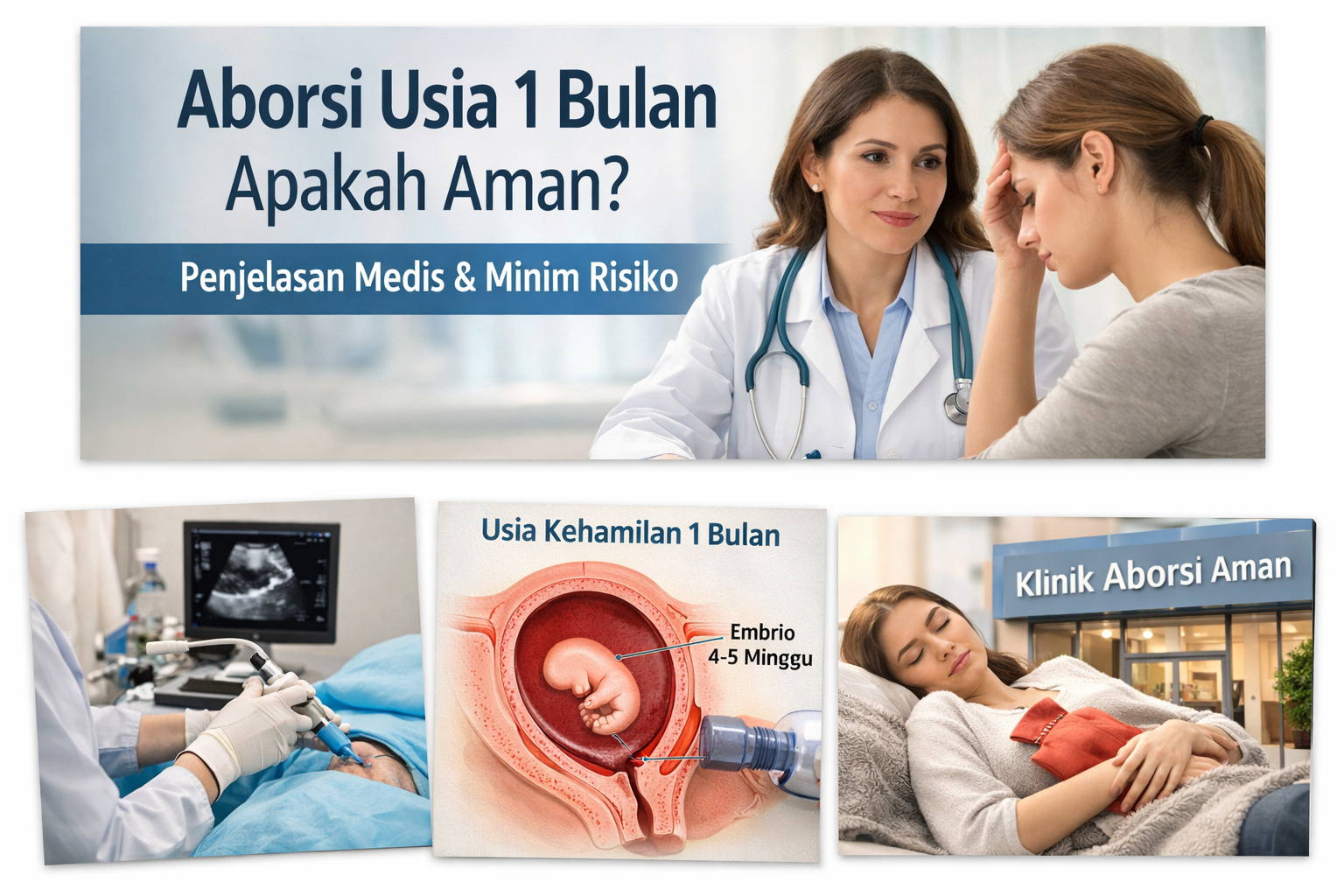 aborsi usia 1 bulan aman