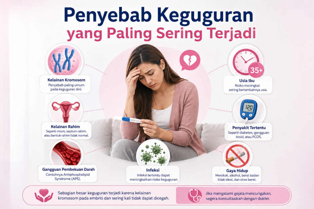 Penyebab Keguguran yang Paling Sering Terjadi