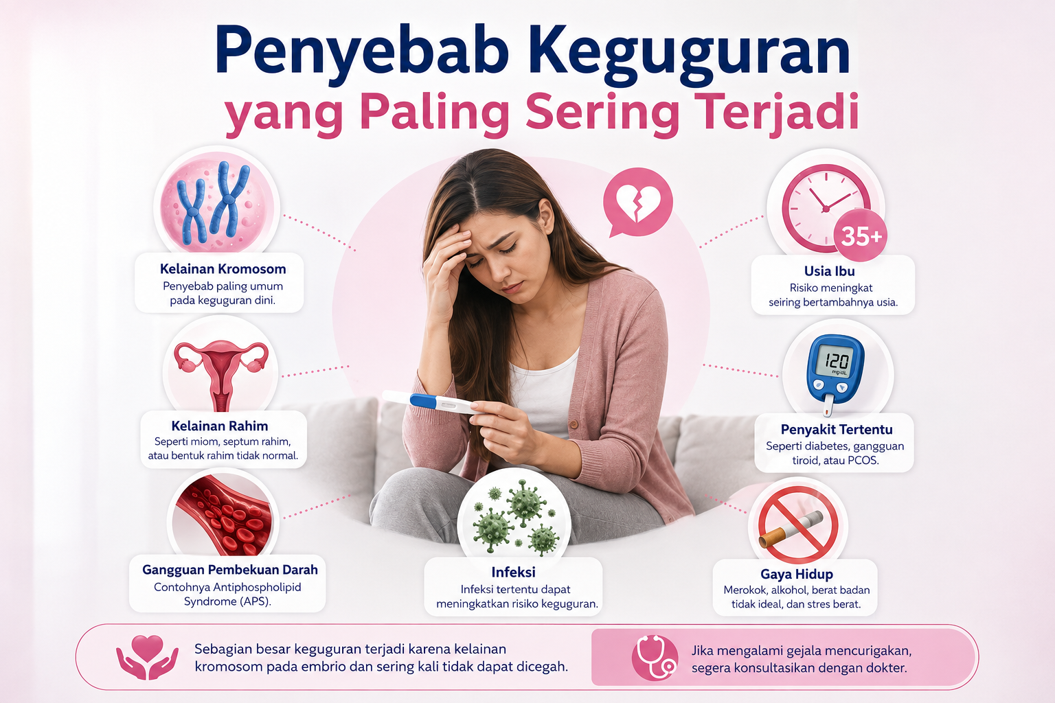 Penyebab Keguguran yang Paling Sering Terjadi