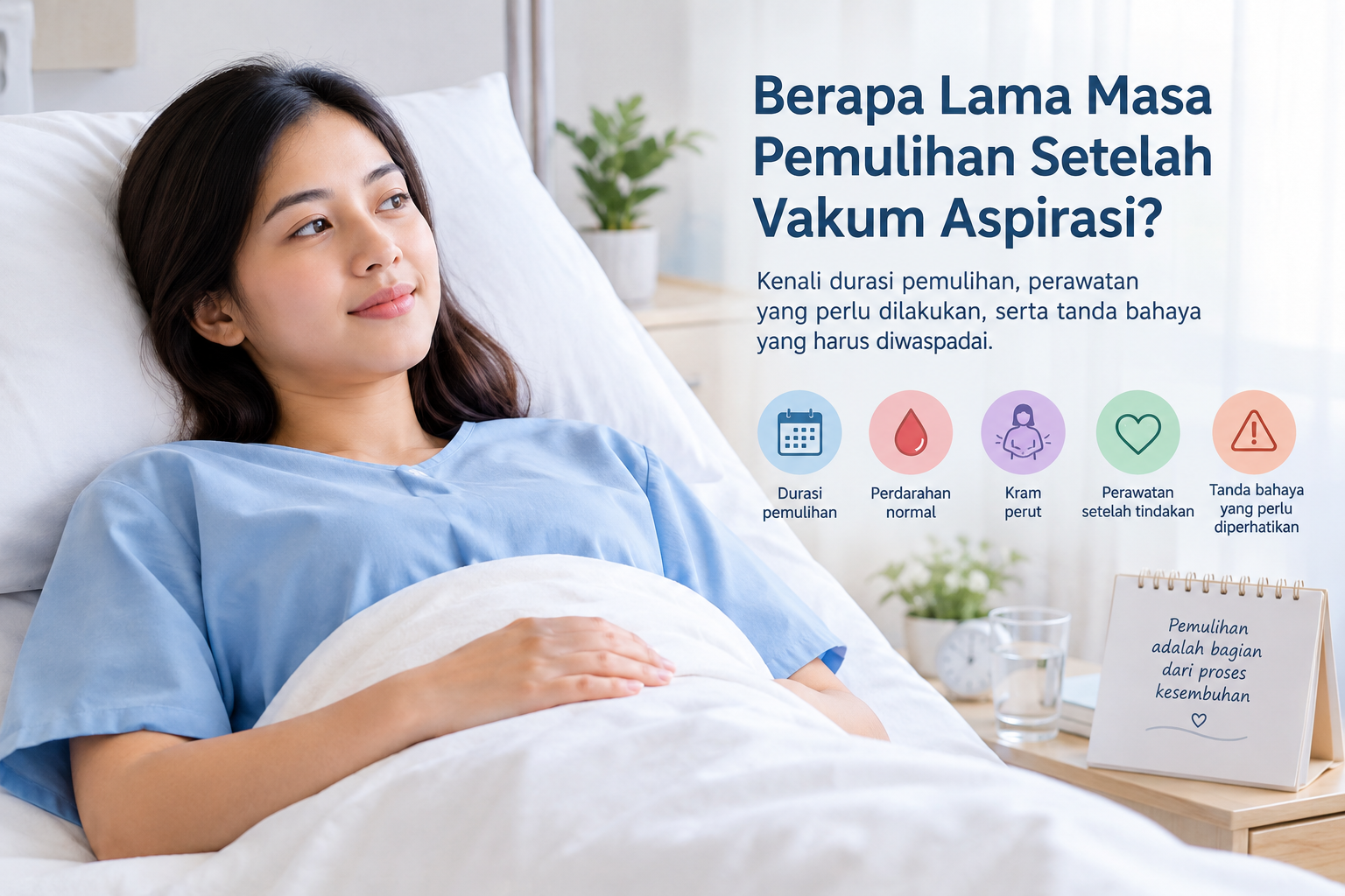 pemulihan setelah vakum aspirasi